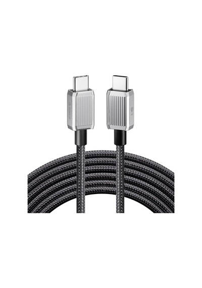 60w 3a Pd Type-c To Type-c Hızlı Şarj Ve Data Kablosu 1.5 Metre Siyah