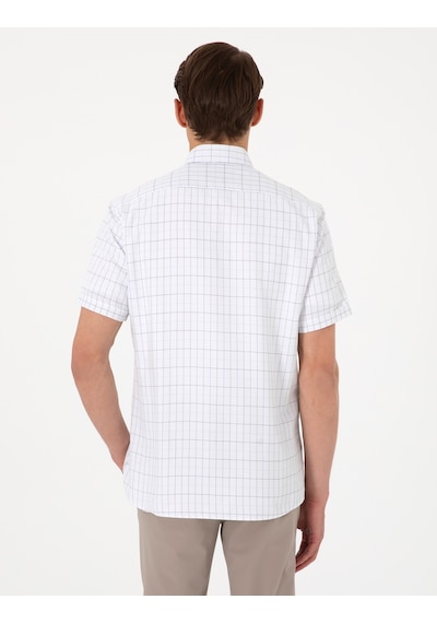 Pierre Cardin Erkek Beyaz Gömlek Kısa Kollu 50307066-vr013 Beyaz