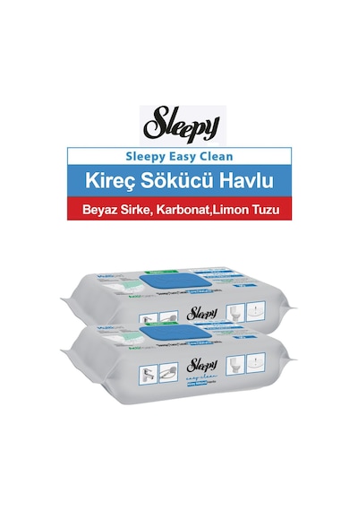 Sleepy Easy Clean Kireç Sökücü Havlu 30'lu 2 Paket Diğer