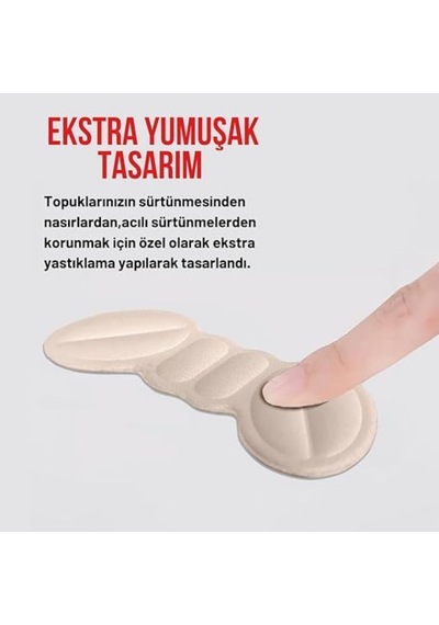 Mawrond Ayakkabı Topuk Vurma Önleyici ve Daraltma Pedi 3 MM