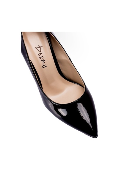 Deery Siyah Rugan Kadın Stiletto Siyah