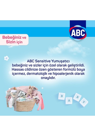Abc Deterjan Soft Sensitive 5 L Çok Renkli