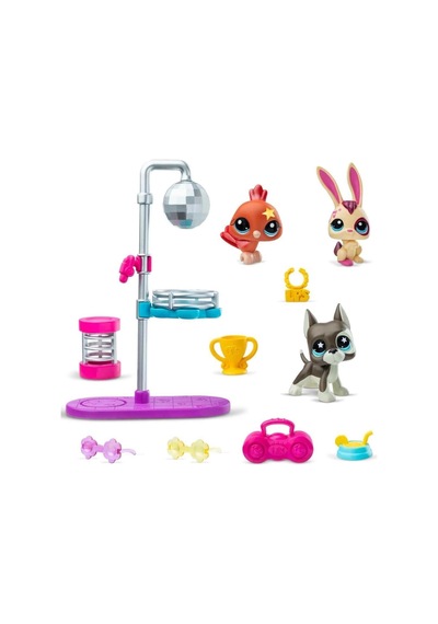 Mey İthalat 6377 Sun- Littlest Petshop Minişler Dısco Night Oyun Seti