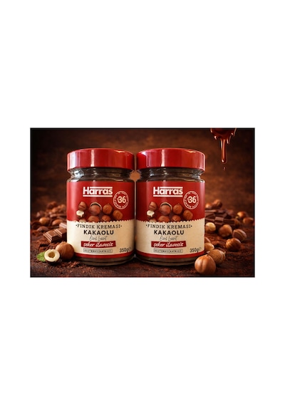 Kakao Fındık Kreması Şeker İlavesiz 350 G X 2 Adet