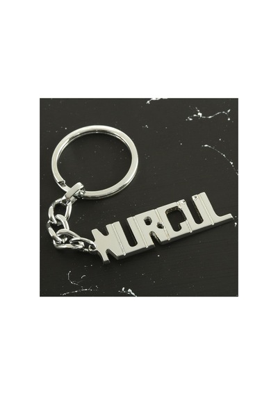 Nurgül - 681 - - Nazblsmm - İsimli Anahtarlık Çok Renkli