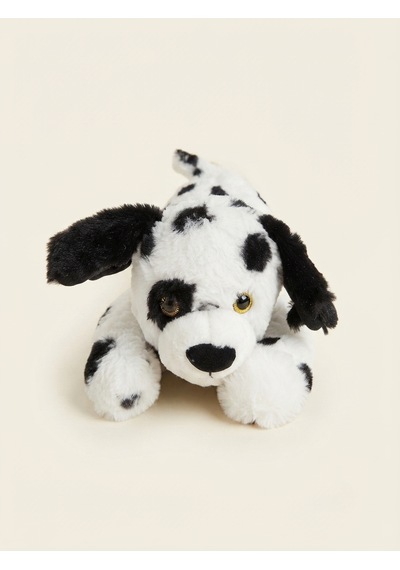 Peluş Yatan Dalmaçyalı Köpek-50 Cm Siyah-beyaz