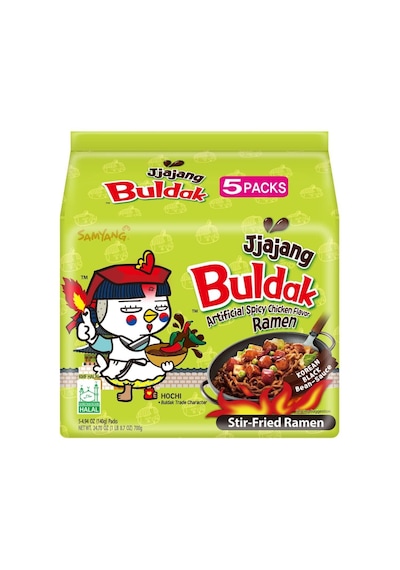 Buldak Jjajang Ramen Orjinal Kore Noodle Helal 140gr 5 Adet
