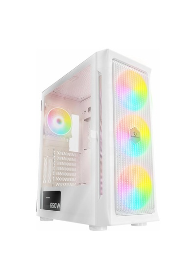 Prolix White 650w 80+ White Usb 3.2 Argb Atx Mid Tower Beyaz Kasa