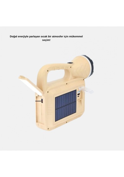 Alev Efektli Solar Lamba Cob Işıklı Taşınabilir Bahçe Ve Kamp Aydınlatma