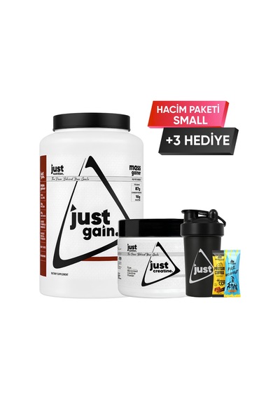 Just Nutrition Hacim Paketi - Small + 3 Hediye Karbonhidrat Tozu + Kreatin Karışık