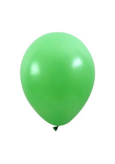 Balon Düz 5 İnc Çimen Yeşili Pk:100 Çok Renkli