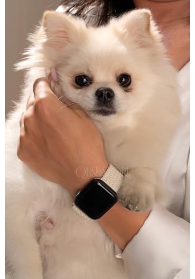 Manyetik Örgü Apple Watch İle Uyumlu Kordon, Ayarlanabilir Esnek Dokuma Tasarım, Series 10/11 42mm-41mm-40mm-38mm & 46mm-45mm-44mm