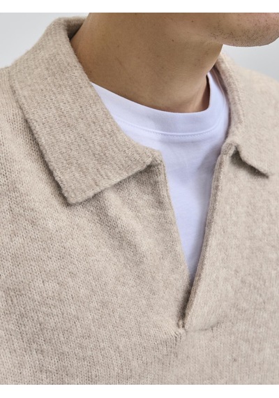 Jack&jones Erkek Relaxed Fit V Yırtmaçlı Yaka Triko Kazak - Soho - 12279214 Atmosphere
