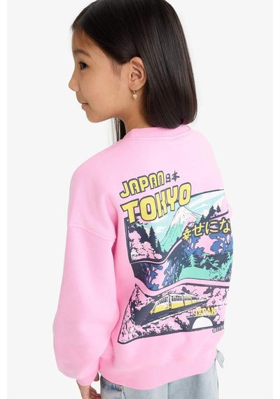 Defacto Kız Çocuk Oversize Geniş Kalıp Bisiklet Yaka Sırt Baskılı İçi Yumuşak Tüylü Sweatshirt E6781a825wnpn666 Pembe Defacto Kız Çocuk Oversize Geniş Kalıp Bisiklet Yaka Sırt Baskılı İçi Yumuşak Tüylü Sweatshirt E6781a825wnpn666 Pembe