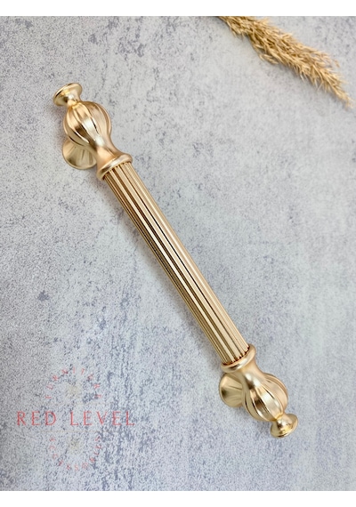Hitit 128 Mm Altın Modern Metal Kulp Modelleri Lüks Country Mutfak Dolap Çekmece Mobilya Kulbu Altın