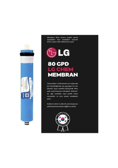 Lg Ihlas Aura Cebilon Plus Uyumlu Su Arıtma Cihazı 12 Inç Inline 5'li Membranlı Filtre Seti