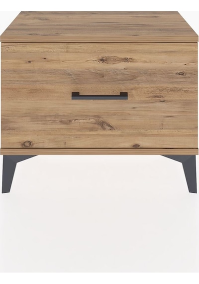 Arges Komodin Tek Çekmeceli 60x30x48 Çam-çam Çam