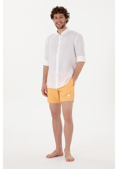 U.s. Polo Assn. Erkek Kavun Deniz Şortu 50300032-vr202 Kavun Çok Renkli