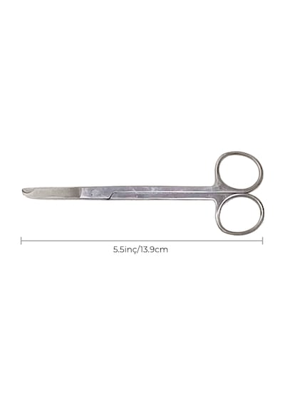 Barışhan Medikal Büyük Boy Dikiş Alma Makası 5.5inç/13.9cm Gri Eğitim Materyali