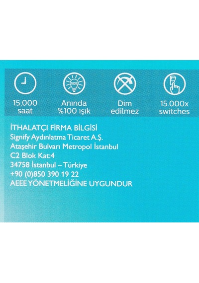 Ess Ledspots 4, 7w-50w Gu10 36d Sarı Işık Led Ampul 4lü Paket 4w 78mm & Yok