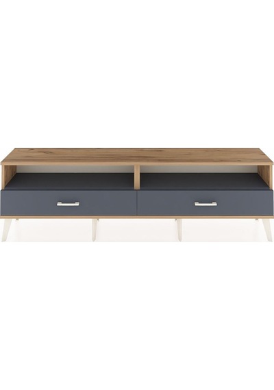 Arges Tv Ünitesi 2 Raflı 2 Çekmeceli 176x30x51 Çam-antrasit/antrasit Antrasıt/antrasıt Arges Tv Ünitesi 2 Raflı 2 Çekmeceli 176x30x51 Çam-antrasit/antrasit Antrasıt/antrasıt