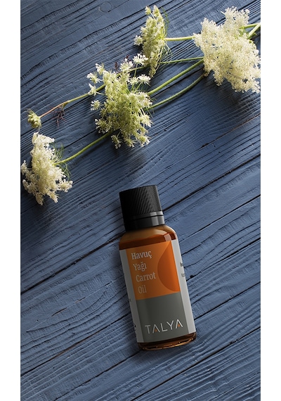 Talya Soğuk Sıkım %100 Saf ve Doğal Havuç Yağı 20 ML