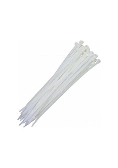 Kablo Bağı Beyaz Renk 2.5X100 Gwest - 100 Adet