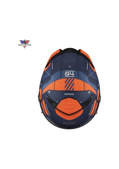 Mt Helmets Thunder 4 R Sv Lumex C24 Mat Kapalı Kask Turuncu