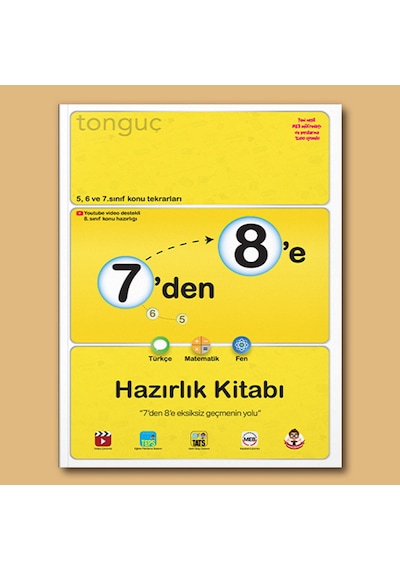 Tonguç 7den 8e Hazırlık Kitabı