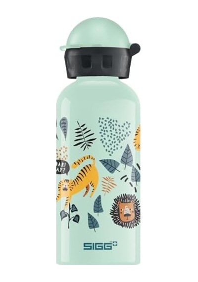 Kinder Trinkflasche 0.4 L , Schadstofffreie Kinderflasche Mit Auslaufsicherem Deckel Bej
