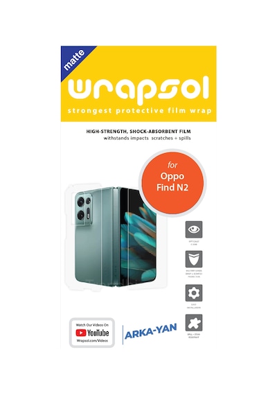 Oppo Find N2 Mat Arka Ve Yan Koruyucu Film