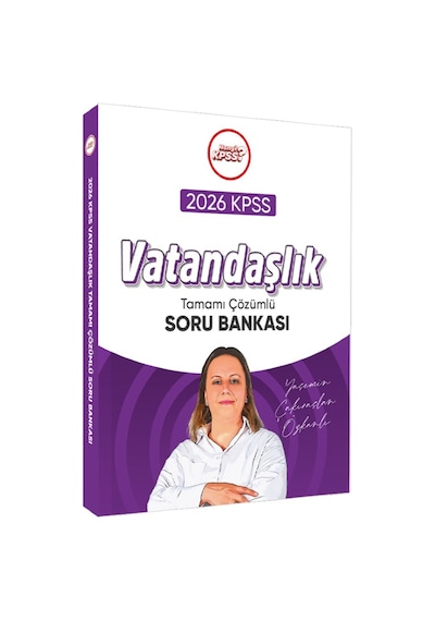 2026 Kpss Vatandaşlık Soru Bankası Yasemin Özkanlı Tamamı Çözümlü Tüm Adaylar İçin