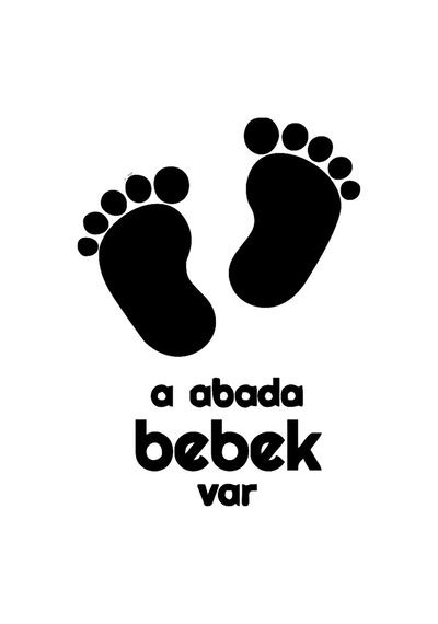 Arabada Bebek Var Sticker Yapıştırma 17Cm