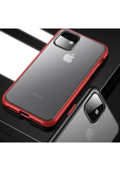 Apple Uyumlu iPhone 11 Pro Max Mat El İzi Yapmayan Kaliteli Kılıf Siyah -
