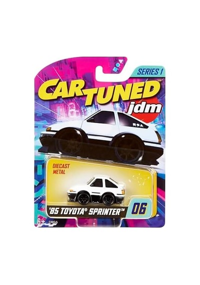 Jdm Seri 1 1985-87 Sprinter Trueno Gt-apex Ae86, Siyah Beyaz, Diecast Metal Oyuncak Araba, Koleksiyon Açık Bej
