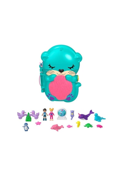 +4 Yaş Polly Pocket Su Samuru Akvaryumu Mikro Oyun Seti HCG16