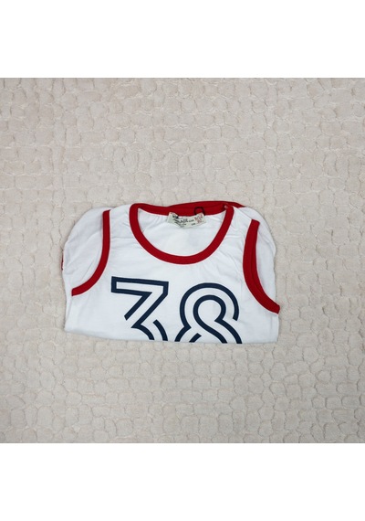 Woorage Erkek Çocuk Pamuklu Baskılı Takım Beyaz