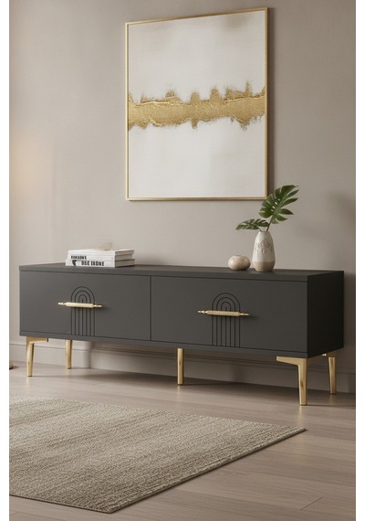 Tsa1215a İda Tv Sehpası Antrasit 120cm Tsa1215a İda Tv Sehpası Antrasit 120cm