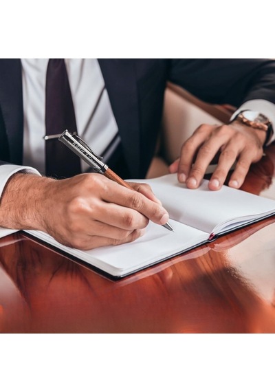 Kişiye Özel İsim Yazılı Gül Ağacı Ahşap Gövdeli Prestij Kalem Ve Kutusu Kahverengi