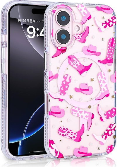 Apple Uyumlu iPhone 16 Kılıf M-safe Şarj Özellikli Zore Stilo Kapak Pembe