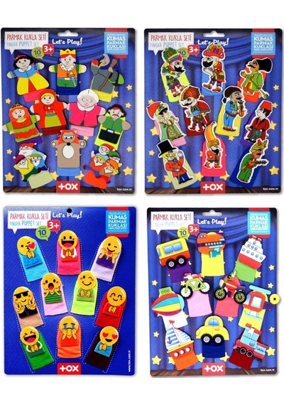 4 Set - 40 Parça Tox Masal Kahramanları Emojiler Karagöz Haci