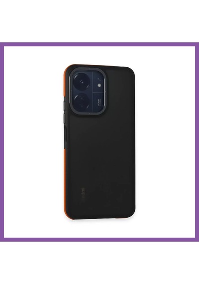 Bezos Redmi 13c Uyumlu Harvel Kapak - Turuncu Bzoshb