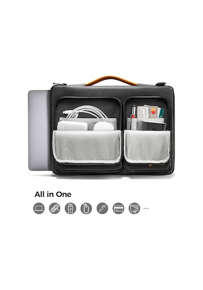 Tomtoc 360 Koruyucu Laptop Omuz Çantası 15.6 İnç Acer Aspire 3/5/ Çok Renkli