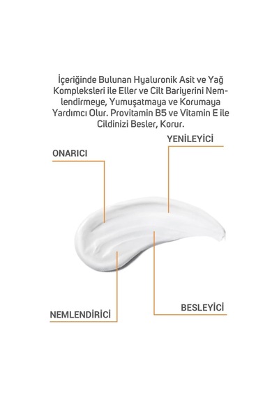 Hyaluronik Asit İçeren Onarıcı El Bakım Kremi 50 Ml