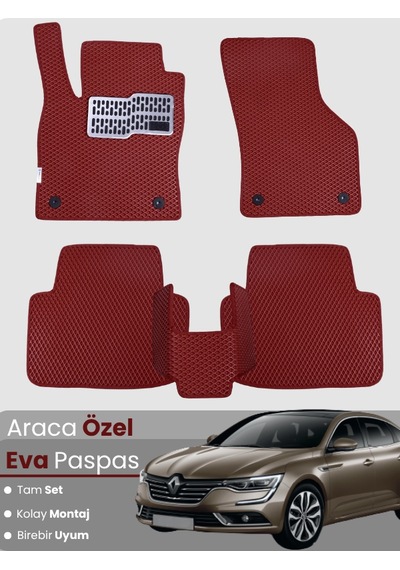 Renault Talisman 2015-2022 Uyumlu Eva Paspas Tam Set Oto Paspas,araca Özel,kolay Montaj 301