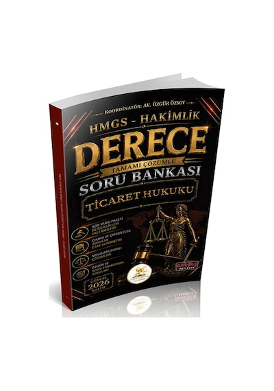 Hukal Hmgs-hakimlik Derece Ticaret Hukuku Soru Bankası Savaş Yayınevi 2026