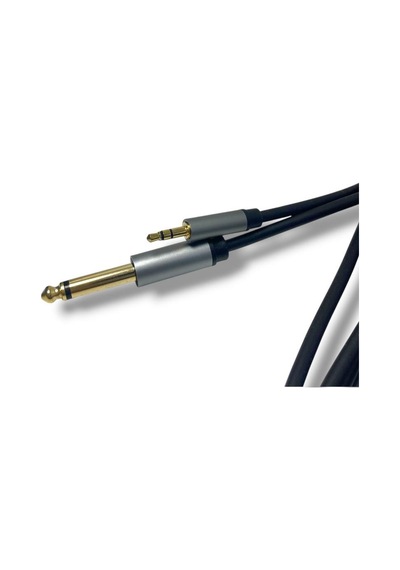 Pawer 1.5metre 6.3mm Mono - 3.5mm Stereo Kablo