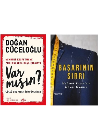 Var Mısın + Başarının Sırrı 2 Kitap Set