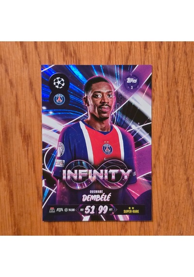 Topps Match Attax 2027 Ousmane Dembele Infinity Oyun Kartı