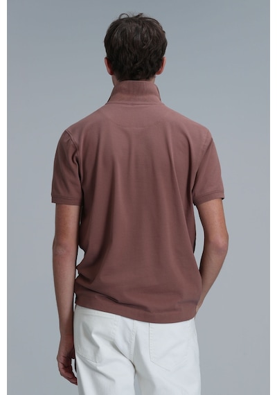 Lufian Erkek Laon Smart Polo T-shirt 111040164 Kiremit